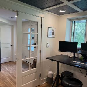 upper st clair basement remodel kitchen office project