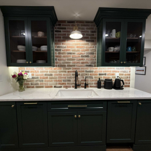 upper st clair basement remodel kitchen office project