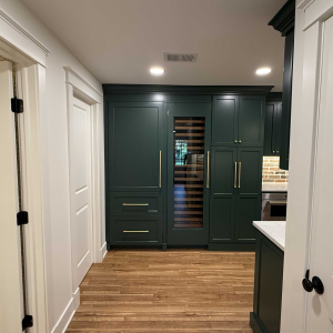 upper st clair basement remodel kitchen office project