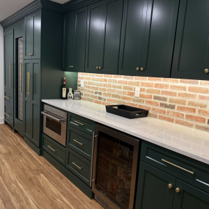 upper st clair basement remodel kitchen office project