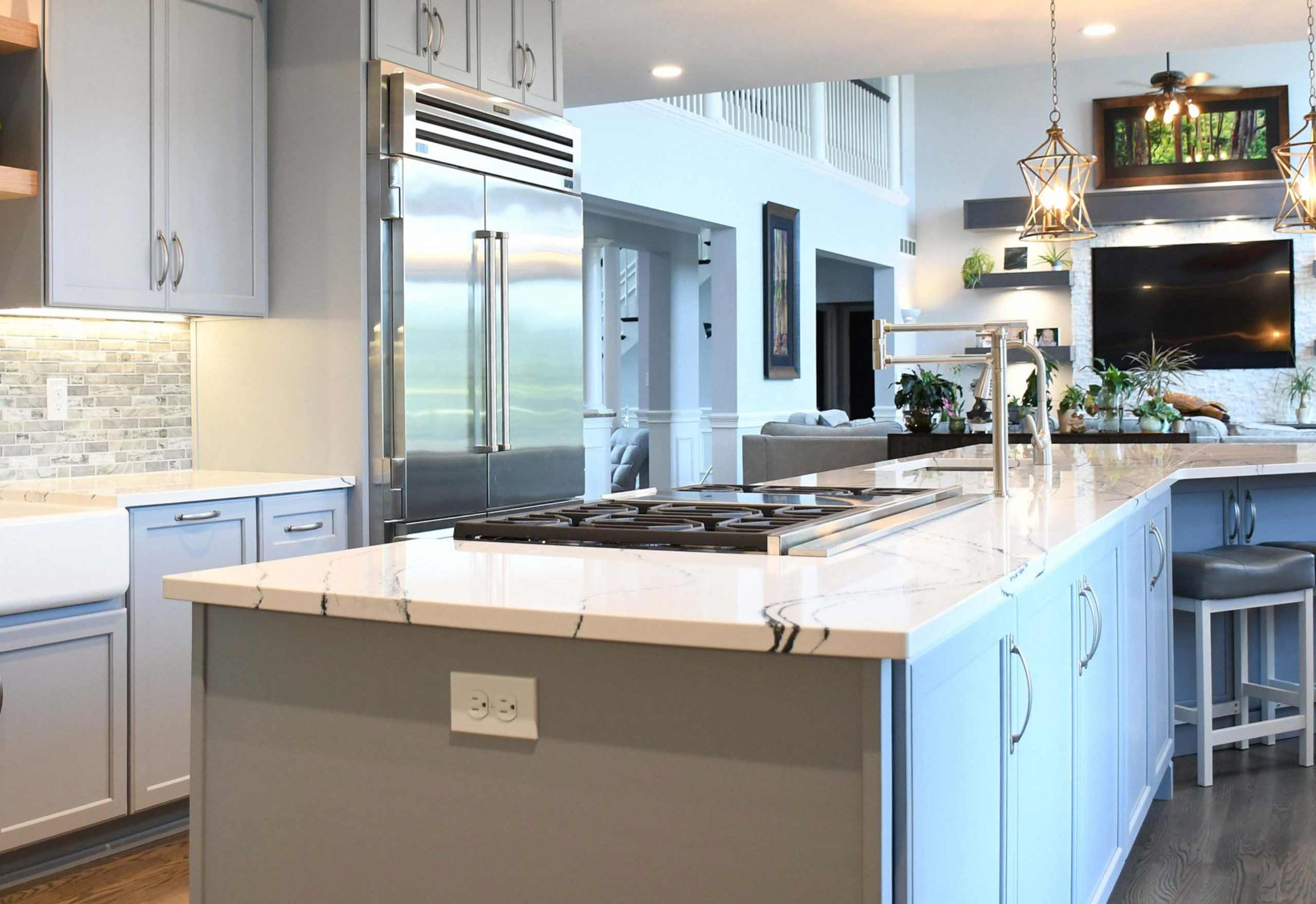 Contemporary Transitional Kitchen Remodel by Action Builders Design Build General Contractor — Project 1 project photo